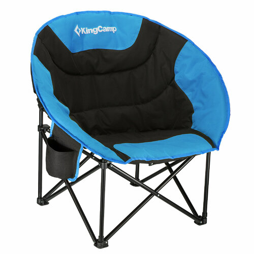 фото 3816 moon leisure chair кресло скл. cталь, 84х70х80 синий kingcamp