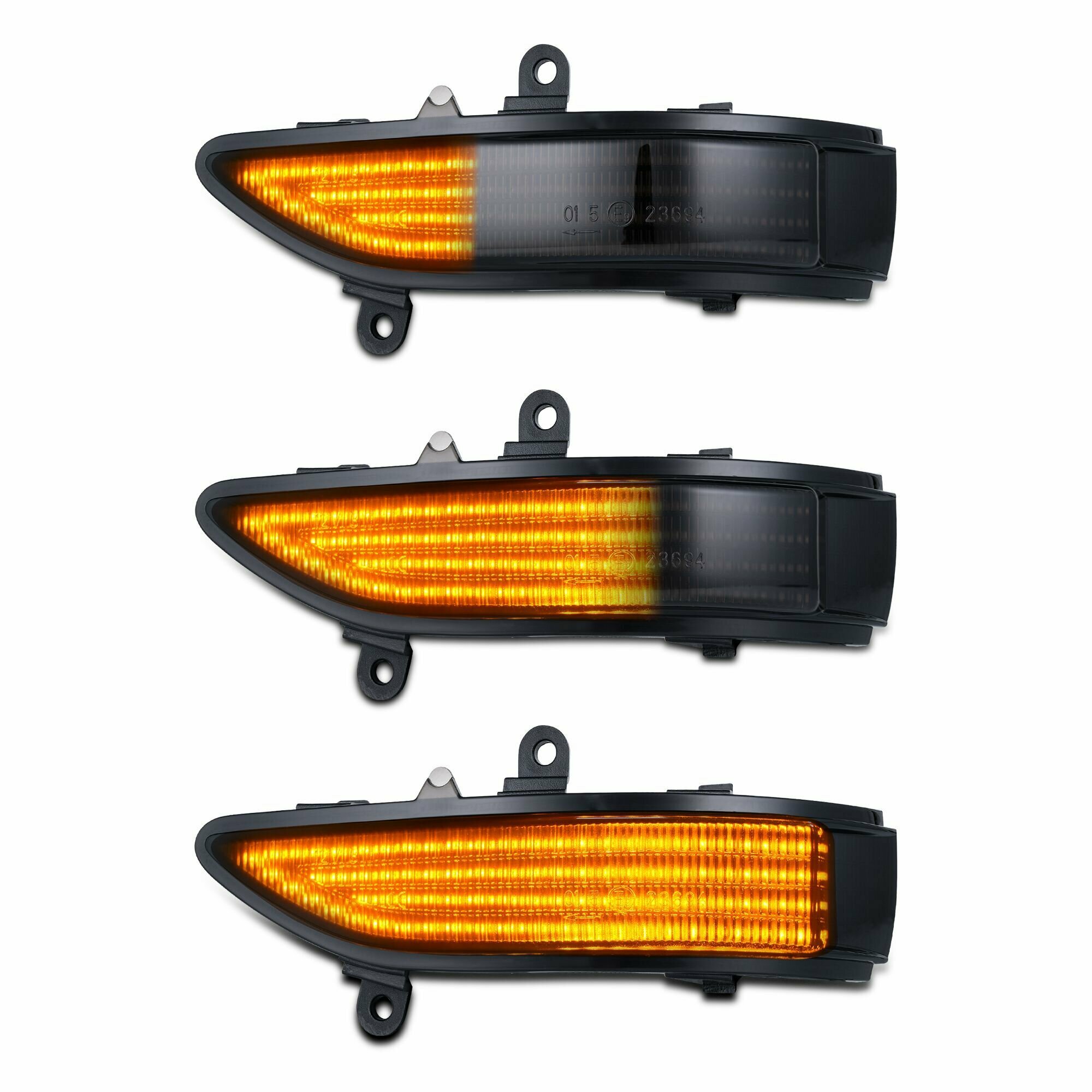 Поворотники в зеркала LED для Subaru Forester Outback Legacy динамические тонированные 2шт OR-72310D-1