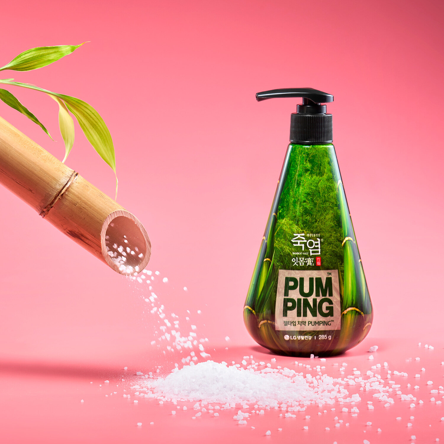 Паста зубная Perioe (Перио) с бамбуковой солью pumping bamboo salt gum care для профилактики проблем с деснами 285г LG Household & Health Care - фото №7