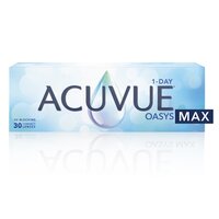 Контактные линзы ACUVUE Oasys Max 1-day, 30 шт., R 8,5, D -2,75, бесцветный