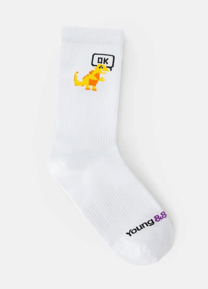 Носок, Young&Yandex, Дино "ОК" (S), 36/39 , RU