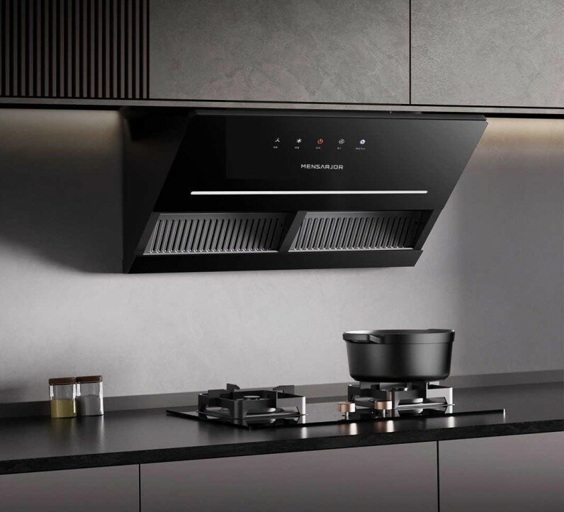 Умная вытяжка Xiaomi Mensarjor Double Port Side Range Hood (CXW-300-J01) Уценка) - фотография № 2