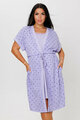 Комплект: халат и ночная сорочка для беременных и кормящих Modellini 1524