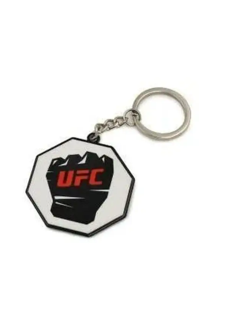 Брелок UFC, черный, белый