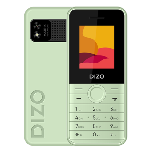 Телефон Dizo Star 200 RU, 2 SIM, зелeный телефон dizo star 300 2 micro sim черный