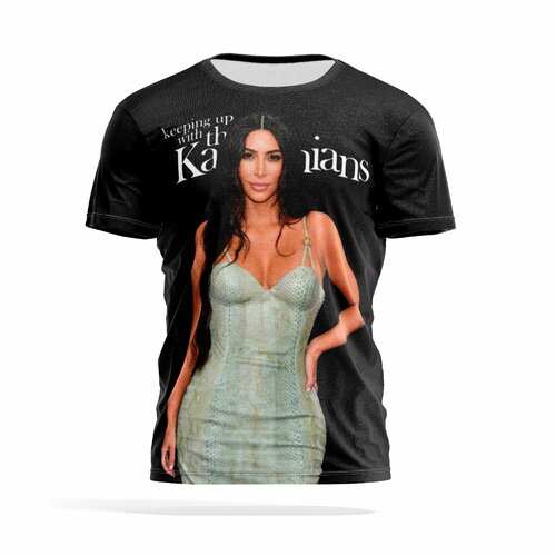 фото Футболка panin brand, размер 4xl, серебряный, черный