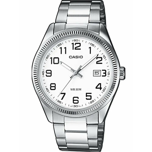 Наручные часы CASIO Collection MTP-1302PD-7BVEF, серебряный, белый