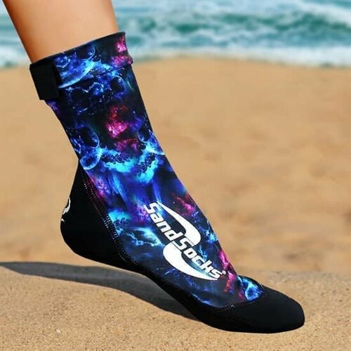 (L) Vincere SAND SOCKS NEBULA Носки для пляжного волейбола Черный/Синий