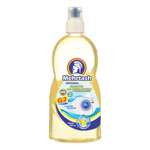 Средство для мытья посуды с ароматом лимона Mehrtash, Иран, 600 мл