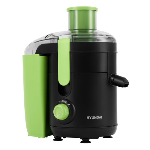 Соковыжималка Hyundai HY-JE1625 центробежная черный и зеленый 419000₽