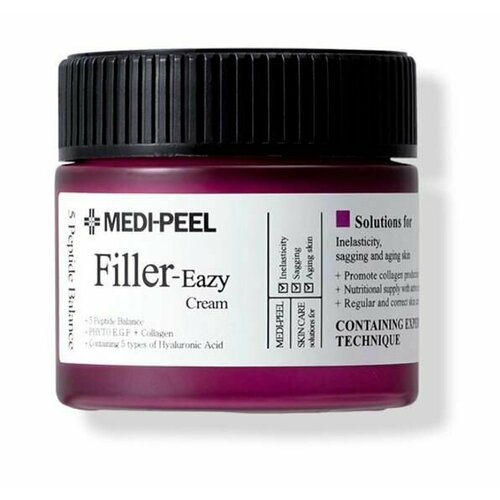 крем филлер для упругости кожи лица skinphoria filler firming cream 50 мл MEDI-PEEL Eazy Filler Cream Антивозрастной крем-филлер для упругости кожи 50 мл