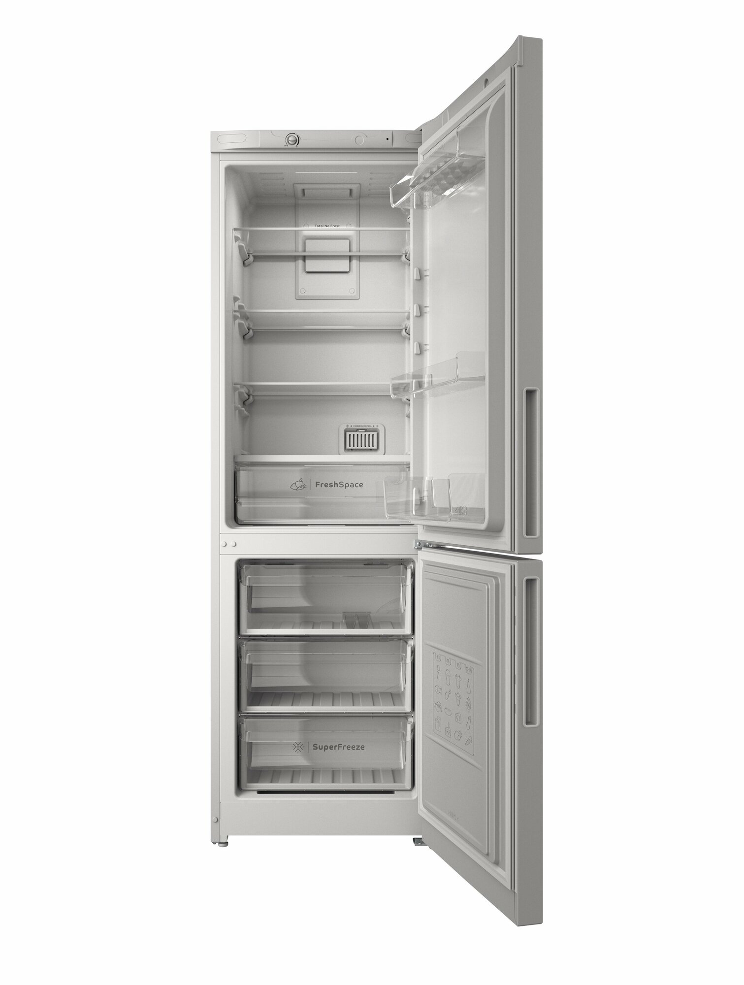 Отдельно стоящий холодильник Indesit с морозильной камерой: frost free ITR 4180 W