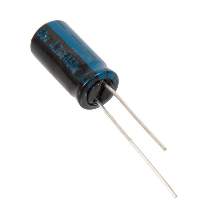 Конденсатор электролитический (capacitor) 4,7x450 (8x16) TK Jamicon 105C