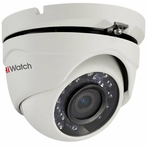 Камера видеонаблюдения аналоговая HiWatch DS-T203A(B) (3.6mm) 3.6-3.6мм HD-TVI цв. корп: белый