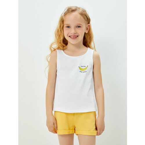 фото Майка acoola, размер 122, белый