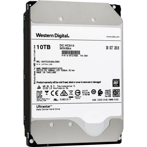 Жесткий диск Western Digital 10 ТБ HUH721010ALE604