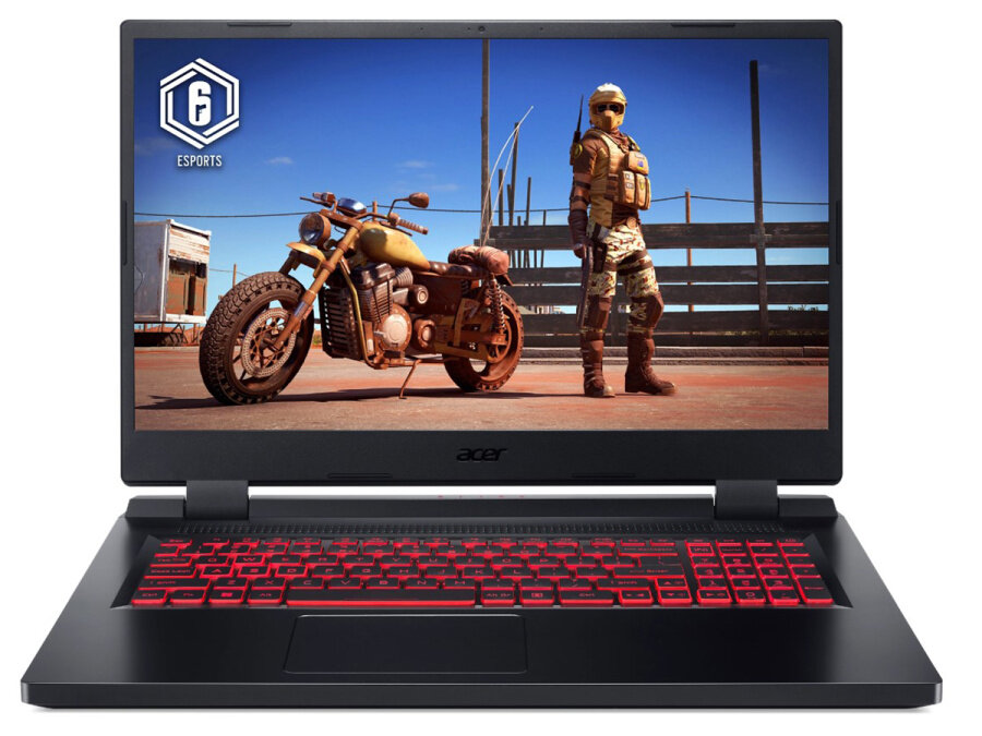 Ноутбук Acer Nitro 5 AN517-55 i7-12700H 16Gb SSD 512Gb NVIDIA RTX 3070Ti 8Gb 17,3 FHD IPS Cam 90Вт*ч No OS KBD RUENG Черный AN517-55-75EB NH. QFXEP.001