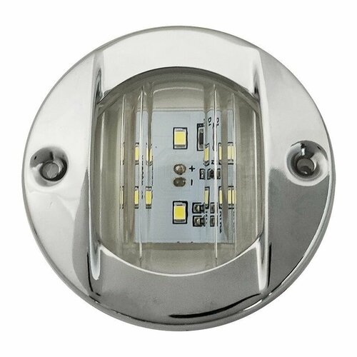 фото Огонь кормовой гакобортный светодиодный, 6 светодиодов, нержавеющая сталь, 12в. aaa worldwide