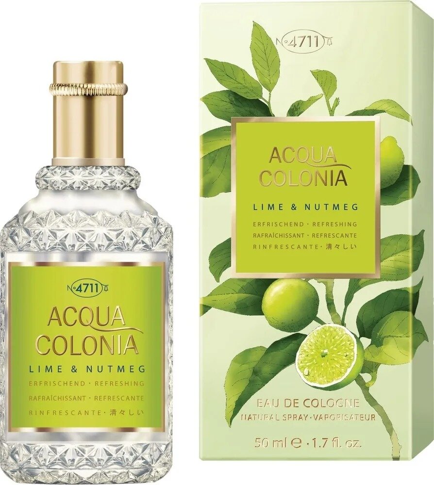 4711 одеколон Acqua Colonia Lime & Nutmeg, 50 мл