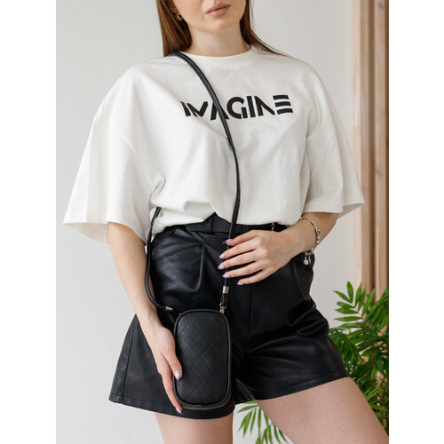 Сумка мессенджер Chic a Loco 334, фактура зернистая, черный