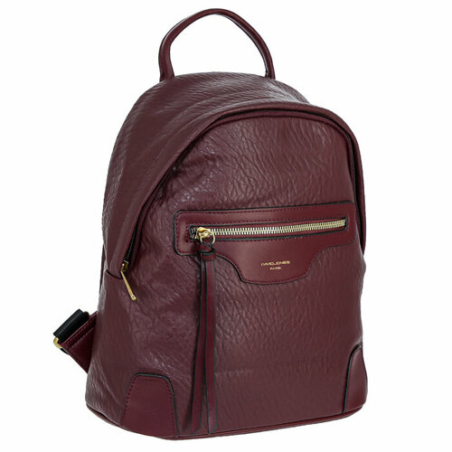 Рюкзак DAVID JONES, бордовый рюкзак женский городской из экокожи на каждый день с ручкой и регулируемыми ремнями david jones 6516 2k black