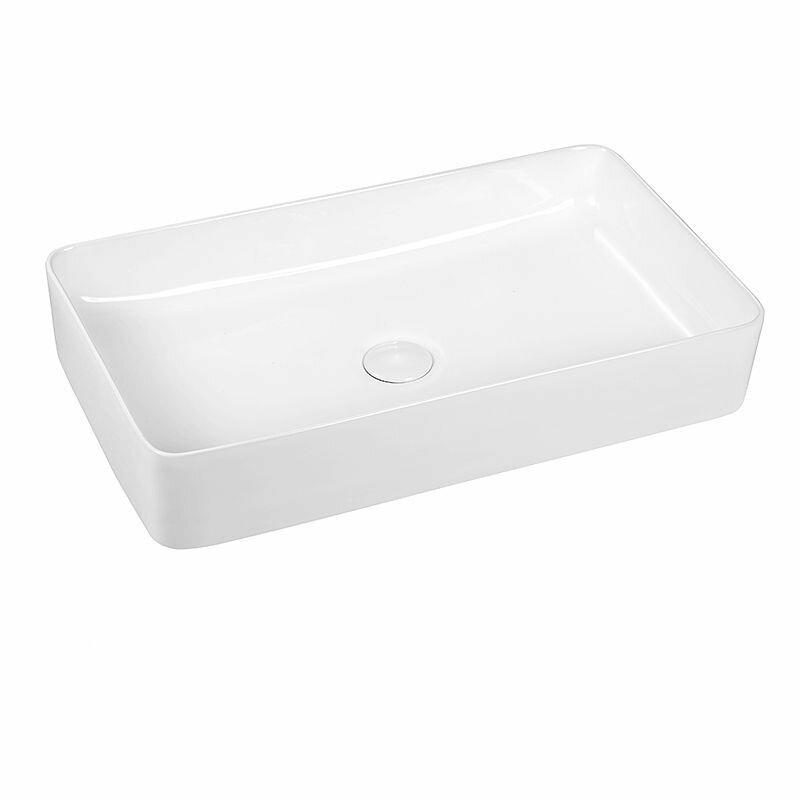 Раковина накладная для ванны Milleau K507 белая 50*34*10 см - фотография № 1