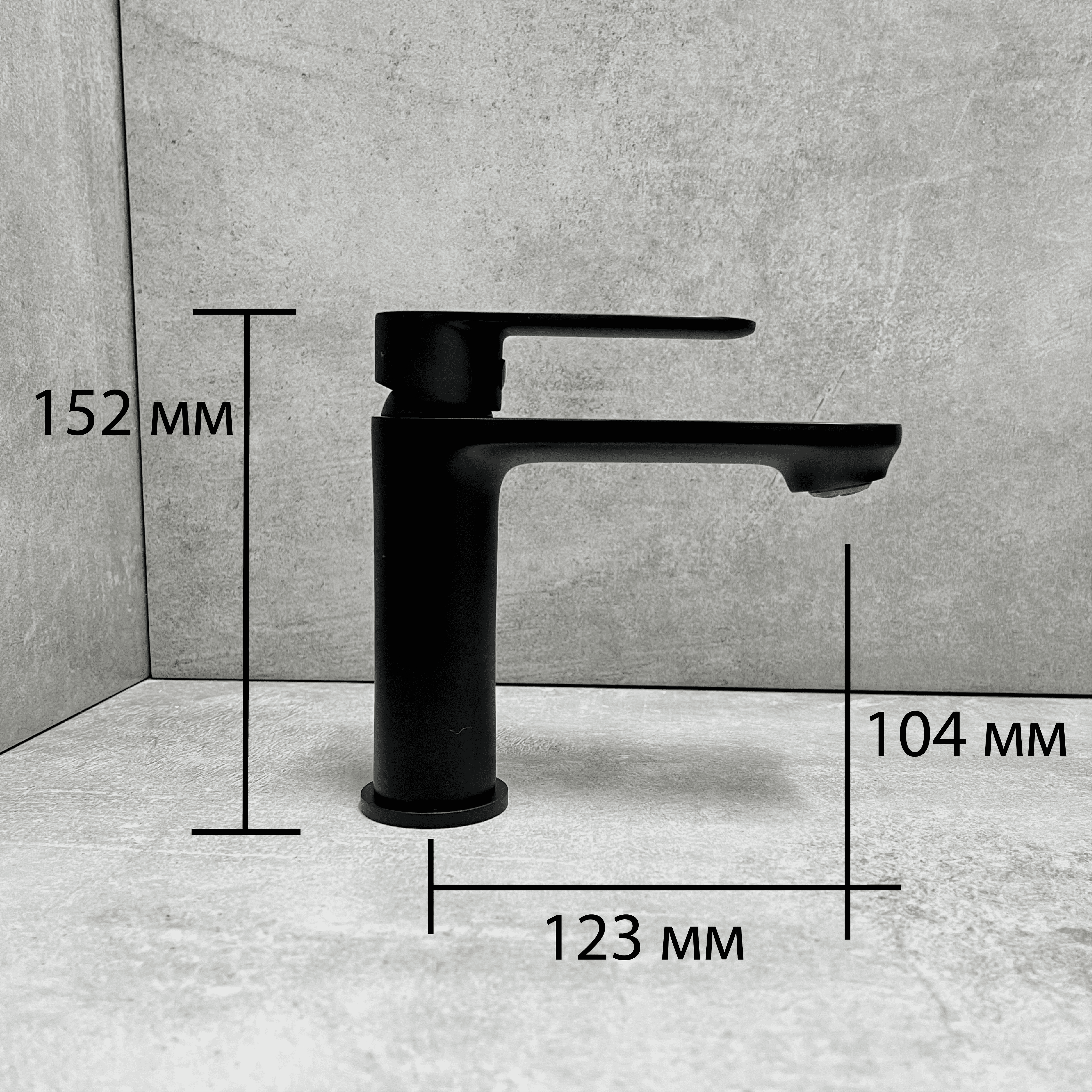 Смеситель для раковины Haiba HB10590-7, черный. латунь - фотография № 3