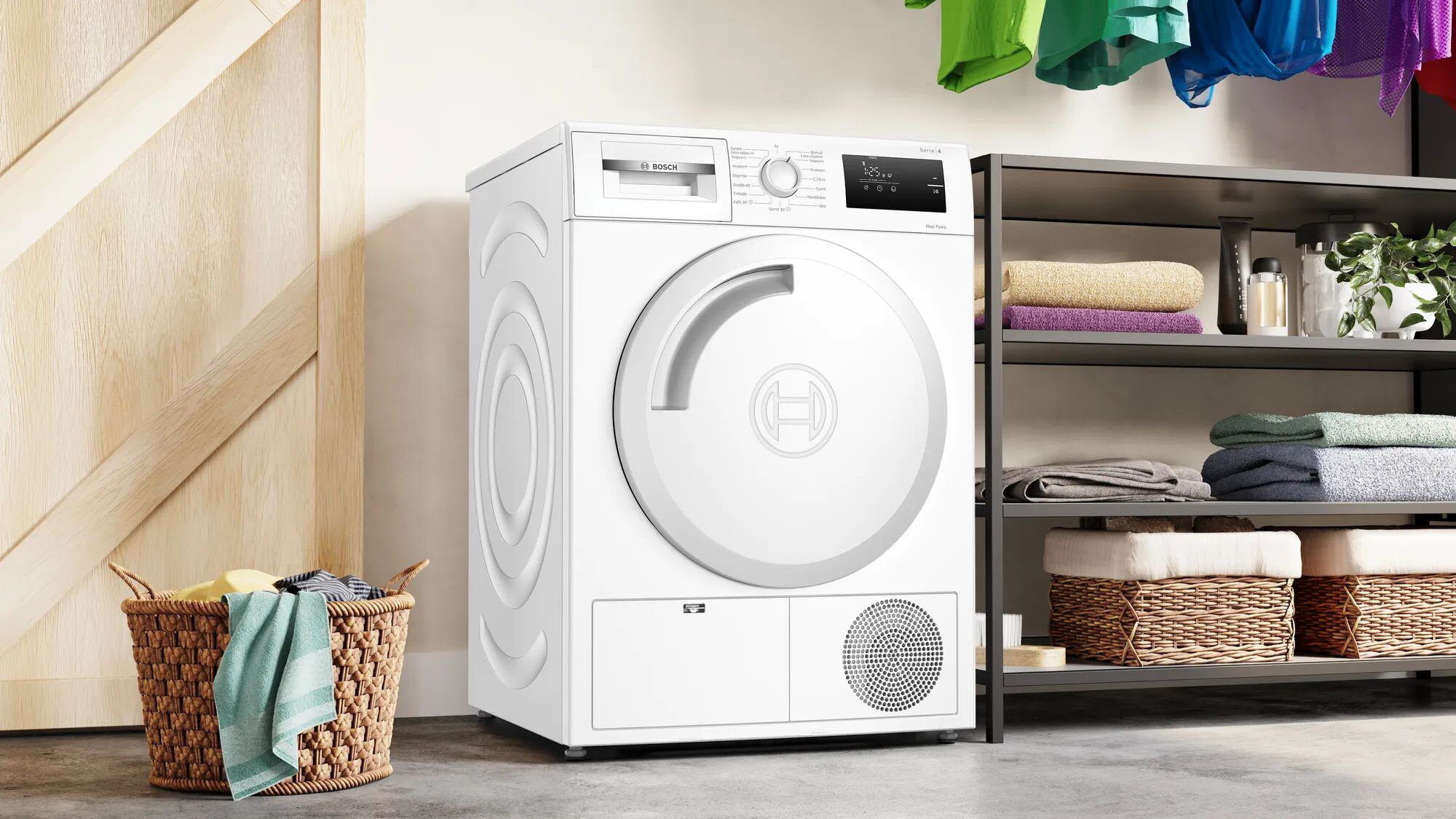 Сушильная машина Bosch WTH830L5SN белый — фото 2