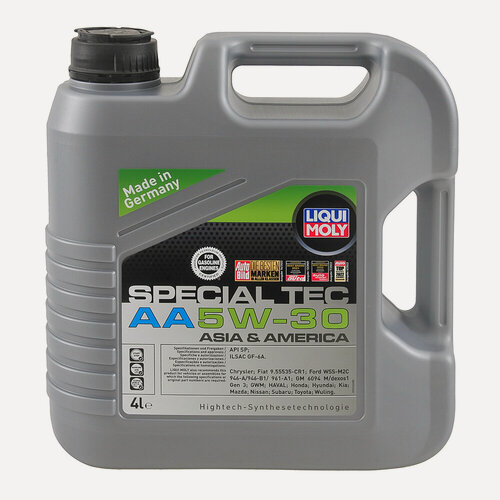 Изображение товара Масло моторное LIQUI MOLY SPECIAL TEC AA 5W30 синтетика 4 л 7616