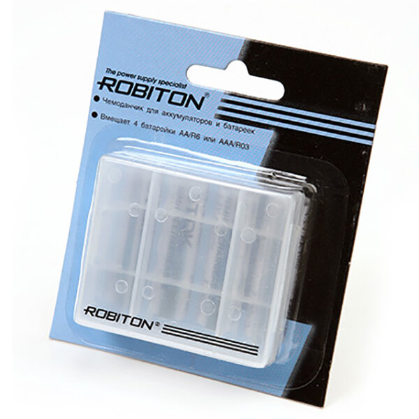 фото Бокс для аккумуляторов и батареек 4xAA / 4xAAA Robiton Robiton 998-02