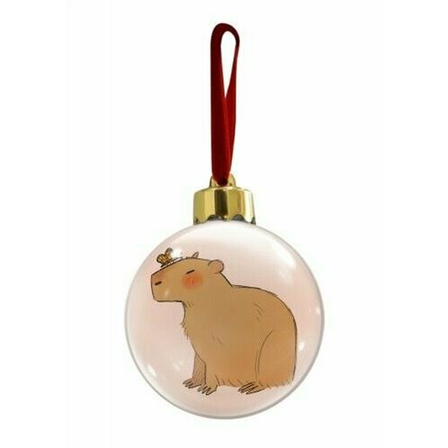 Новогодний ёлочный шар MIGOM Капибара, Capybara - 0011