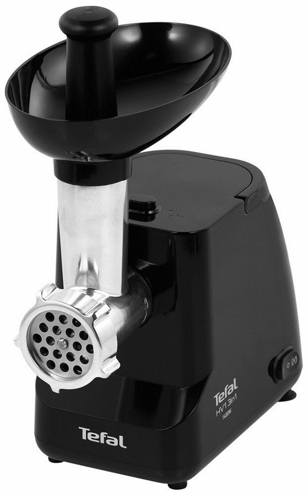 Мясорубка Tefal NE111832 черный 1400 Вт, 1.7 кг/мин, Нескользящие ножки
