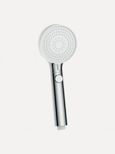 Изображение товара Лейка душевая Lemark LM0818CWhite,4-функциональная 90х245мм, хром/белый, блистер