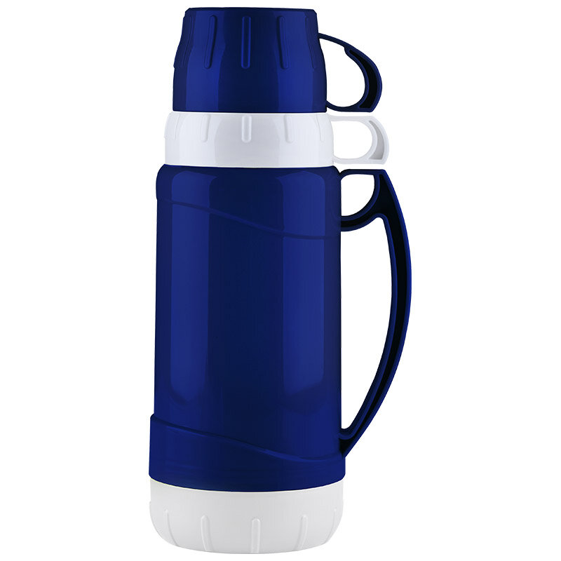 фото Термос в пластиковом корпусе со стеклянной колбой VALENTE, 1,8 л, (2 чашки)