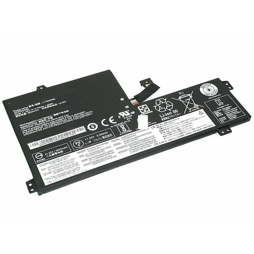 Аккумулятор L17C3PG0 для ноутбука Lenovo Chromebook 100e 11.4V 3690mAh черный аккумулятор l17c3pg0 для ноутбука lenovo chromebook 100e 11 4v 3690mah черный