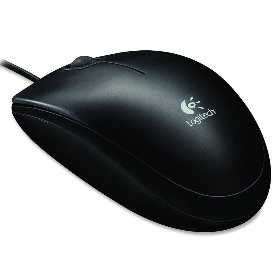 Мышь LOGITECH Corded Mouse B100 - Business BLACK