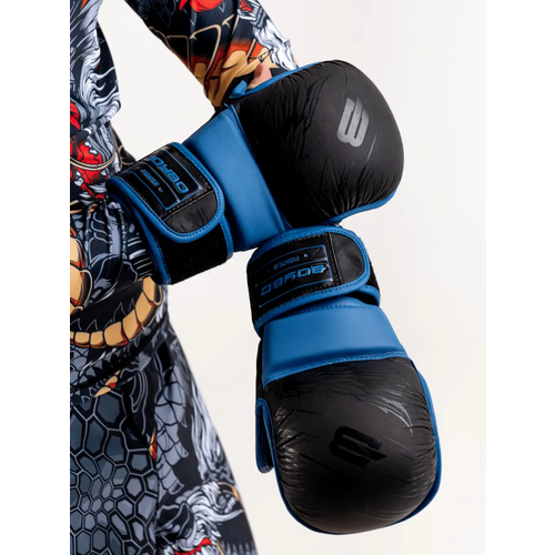 фото Перчатки мма boybo wings m синий