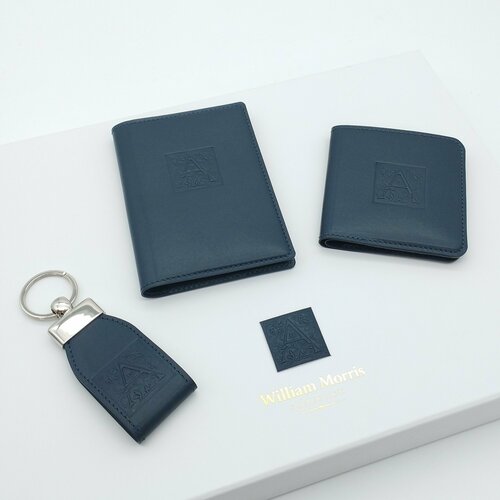 Комплект для автодокументов William Morris, синий