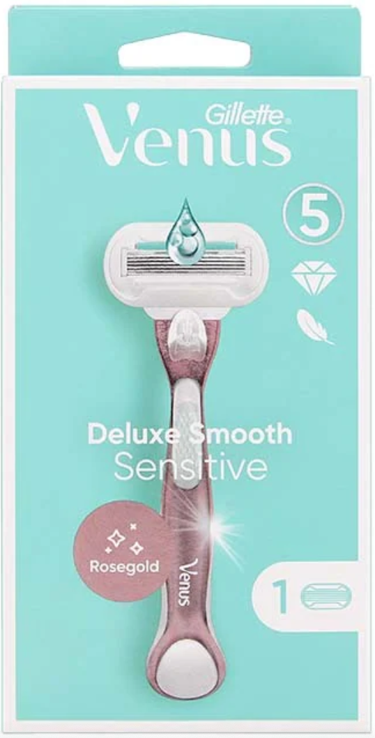 Venus бритвенный станок Deluxe Smooth Sensitive с 1 сменным лезвием