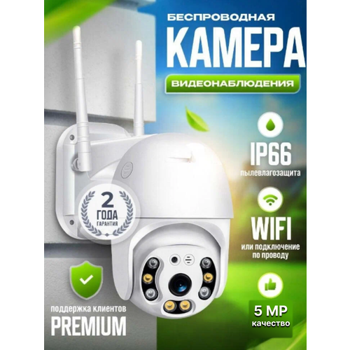 HD Камера видео-наблюдения Wi-Fi С датчиком движения Ночная съемка 219100₽