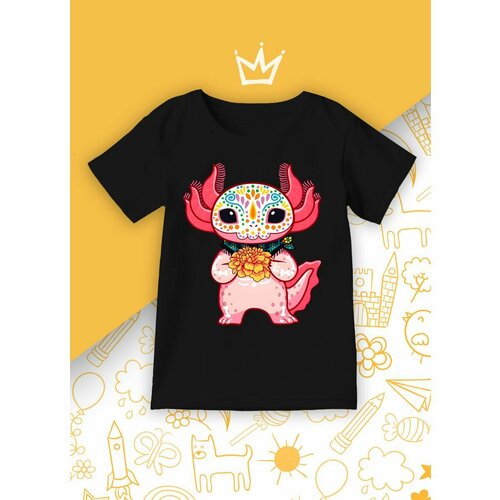 фото Футболка каждому своё, размер 128, черный