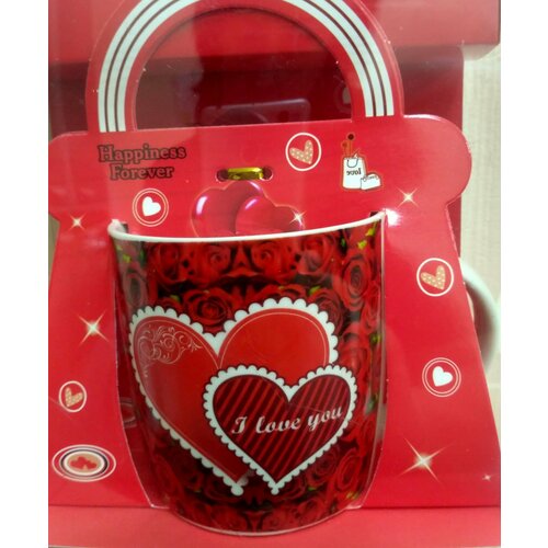 Кружка подарочная 7638-17 400 мл, керамика в подарочной упаковке