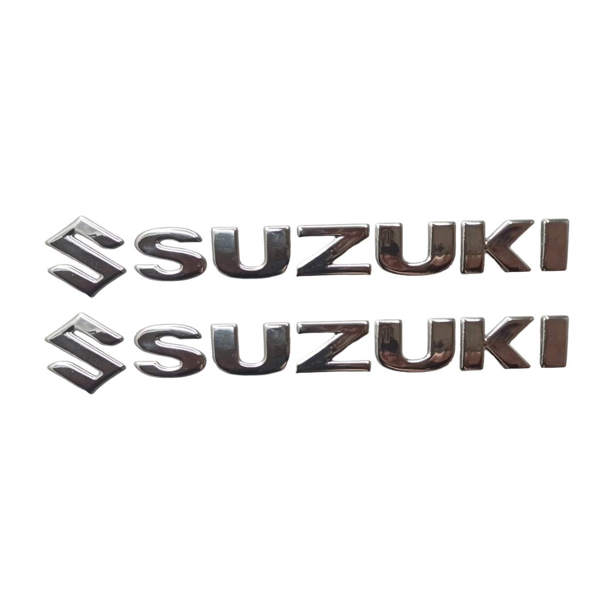 Шильдик эмблема Suzuki на мотоцикл скутер мопед квадроцикл для мотоциклиста, хром