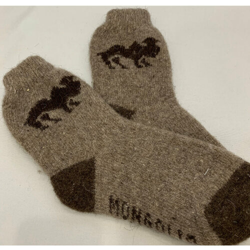 фото Носки размер 32-36, коричневый тут уютно