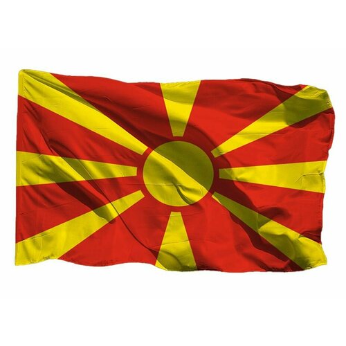 Термонаклейка флаг Македонии, 7 шт