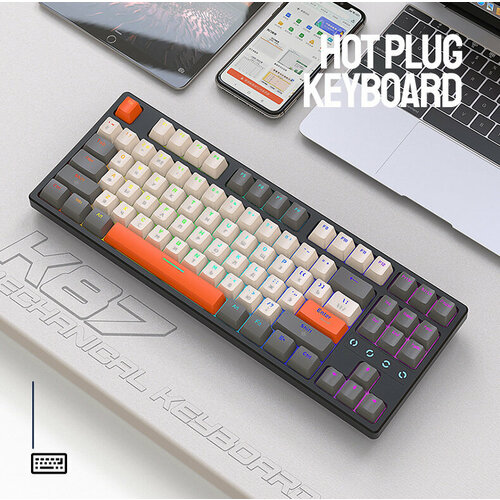 Клавиатура механическая K87 игровая с RGB подсветкой 649000₽