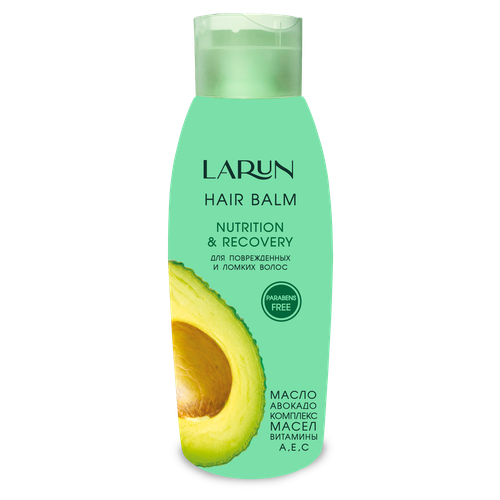 Бальзам для поврежденных и ломких волос Larun Nutrition & Recovery, 500мл