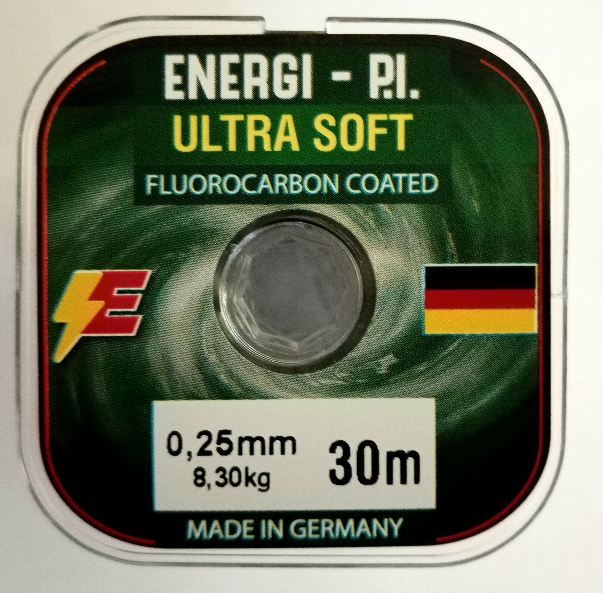 Леска рыболовная, монофильная ULTRA SOFT Fluorocarbon coated, 30 м; 0.25 мм ENERGI-P. I.