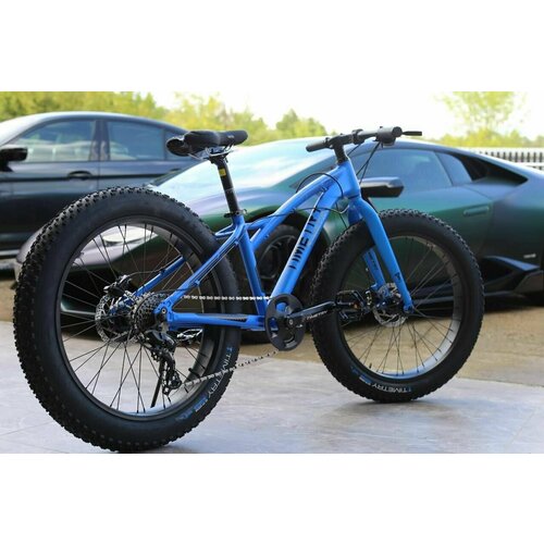 Велосипед Фэтбайк Richiesto TT120 8 Гидравлические тормоза Алюминиевая рама Взрослый Спортивный Мужской Женский Подростковый синий 3299000₽