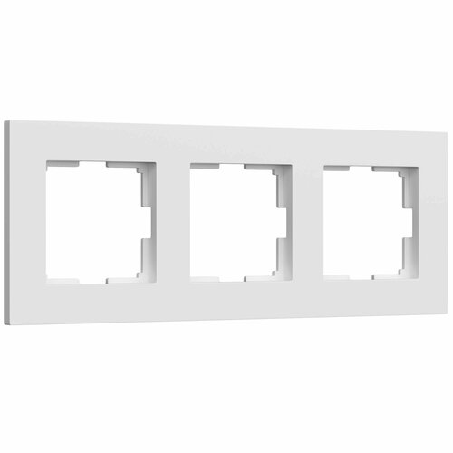 Рамка на 3 поста Werkel Slab W0032961 белый матовый